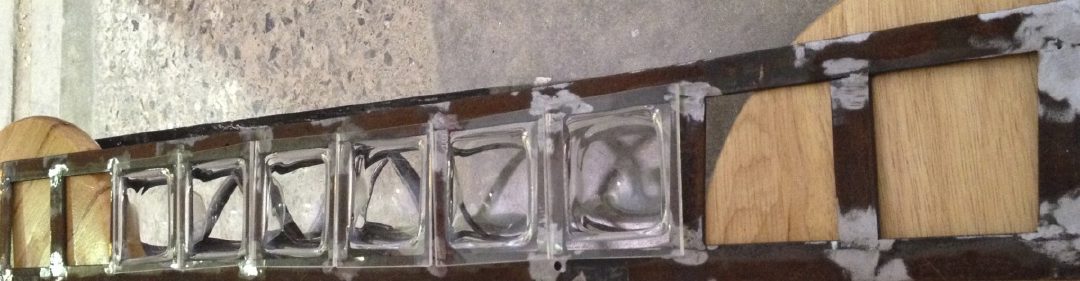 Acrylic Planters in Steel Stands (detail)